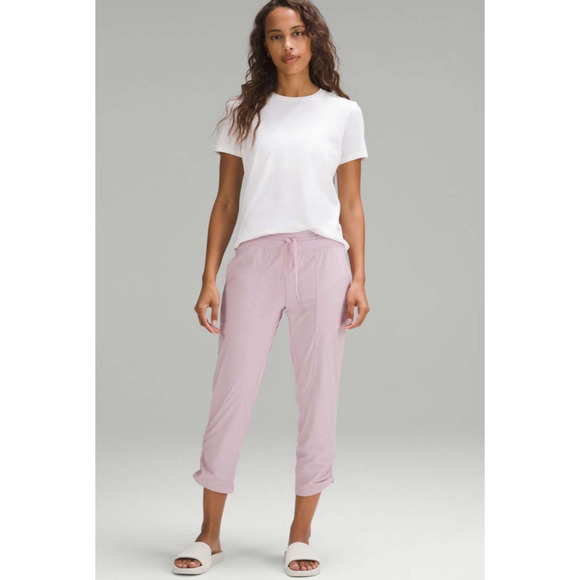 Lululemon Dance Studio Mid-Rise Cropped Pant Size 2 Pink Peony 24.5" Inseam - Picture 16 of 16
